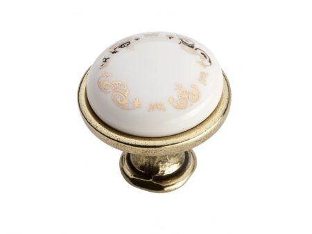 Buton GP 19 GAB MLK 3 portelan alama antichizata arcada auriu