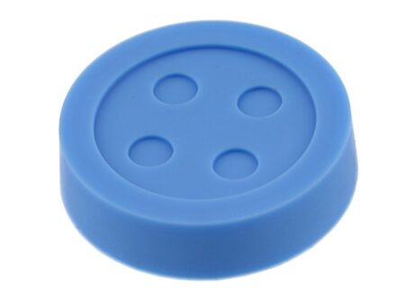 Buton UM BUTTON NB nasture albastru cauciuc