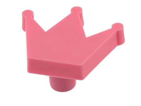 Buton UM CROWN RZ coroana roz cauciuc