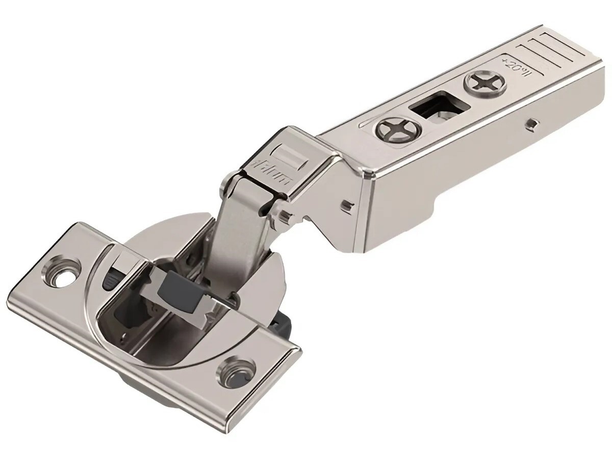 CLIP top BLUMOTION Balama de unghi 20° II aplicata Oala suruburi CLIP top BLUMOTION Balama de unghi 20° II aplicata Oala suruburi