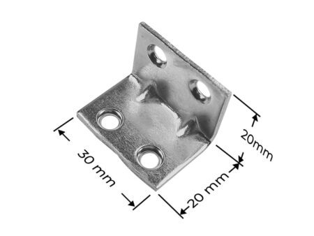Coltar perforat 20x20mm