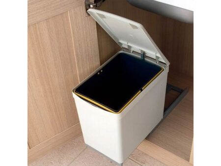 Cos gunoi cu sina jos 16l alb 10010000450 3