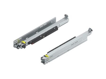 MOVENTO cu TIP ON Extragere totala pentru Sertar din lemn 60 kg NL600 mm pt cuplaj stangadreapta