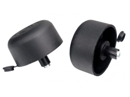 Picior rotund o50 H27 mm plastic negru NM WPJ22 D20
