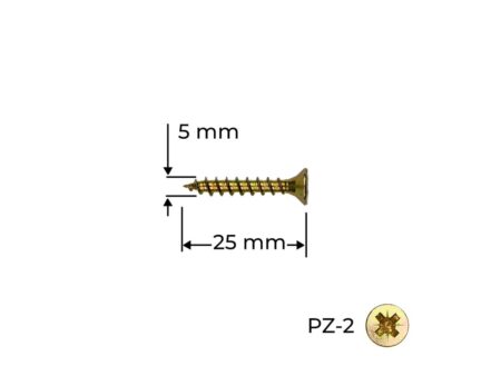 Surub Reisser 5.0 x 25mm 100 buc