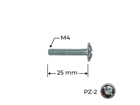 Surub Reisser Metric M4 x 25mm 100 buc