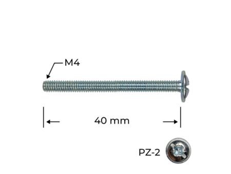 Surub Reisser Metric M4 x 40mm 100 buc