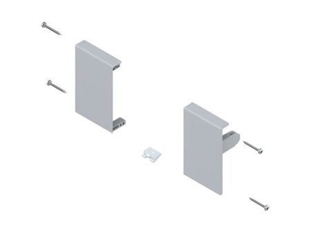 TANDEMBOX Suporturi de front inaltime M pentru sertar interior dreaptastanga pentru TANDEMBOX antaro Gri