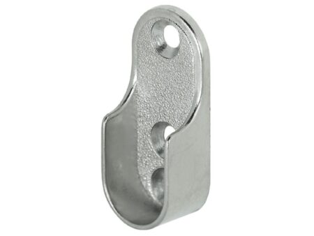 803.33.757 Suport pentru bara de haine Nichel Oval 30 x 15 mm 1
