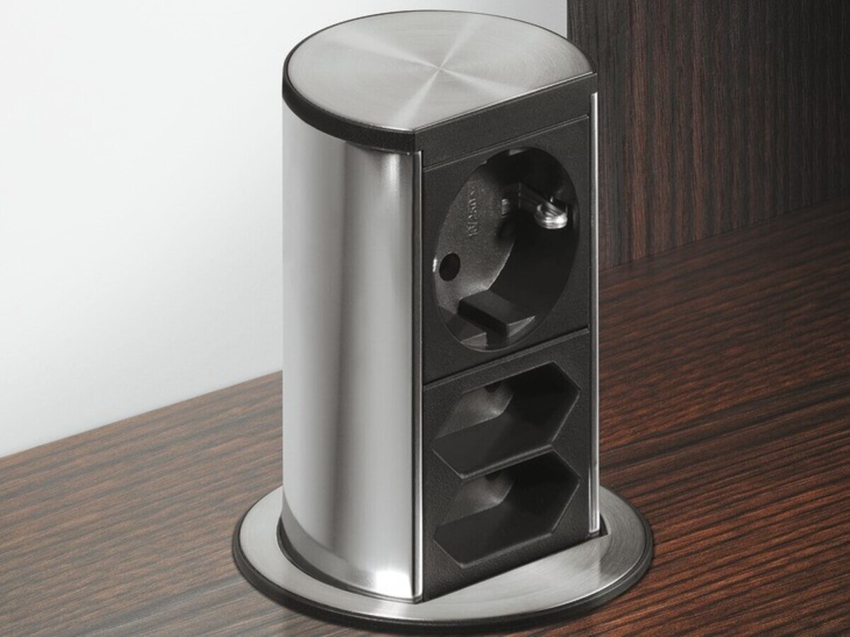 822.92.920 Priza incorporabila ELEVATOR retractabila Inox 230 V 2 822.92.920 Priza incorporabila ELEVATOR retractabila Inox 230 V 2