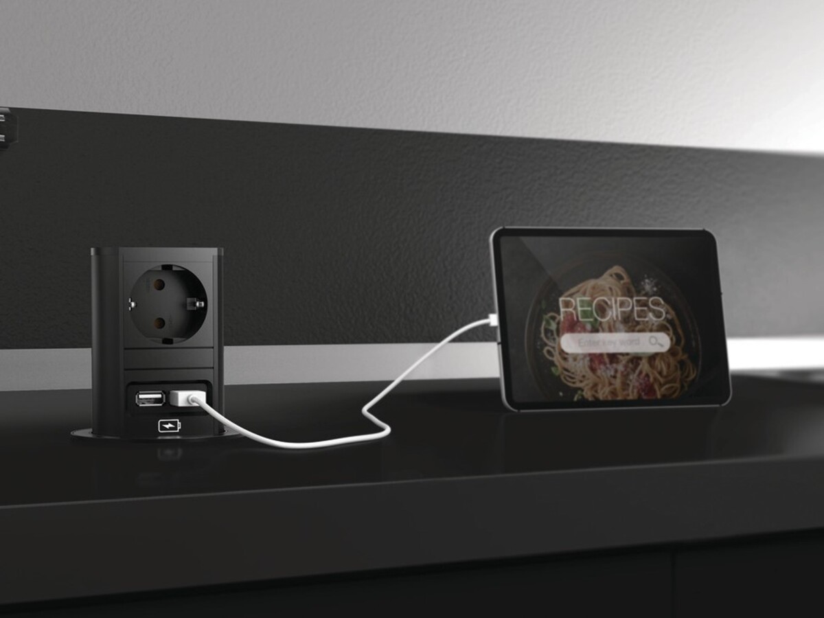 822.92.920 Priza incorporabila ELEVATOR retractabila Inox 230 V 3 822.92.920 Priza incorporabila ELEVATOR retractabila Inox 230 V 3