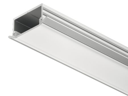 833.72.983 Profil Hafele Loox pentru incastrare Adancime 65 mm Aluminiu 1