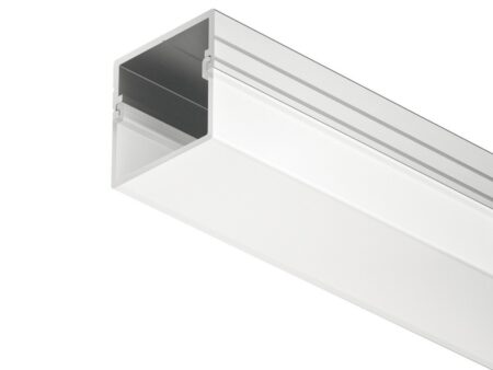 833.72.988 Profil 2191 pentru banda LED Hafele Loox pentru montaj pe suprafata Aluminiu 1