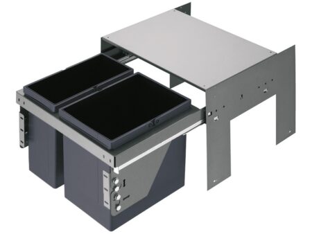 503.76.314 Cos de gunoi dublu 2 x 11 litri 1 x 17 si 1 x 11 litri 2 x 17 litri 1