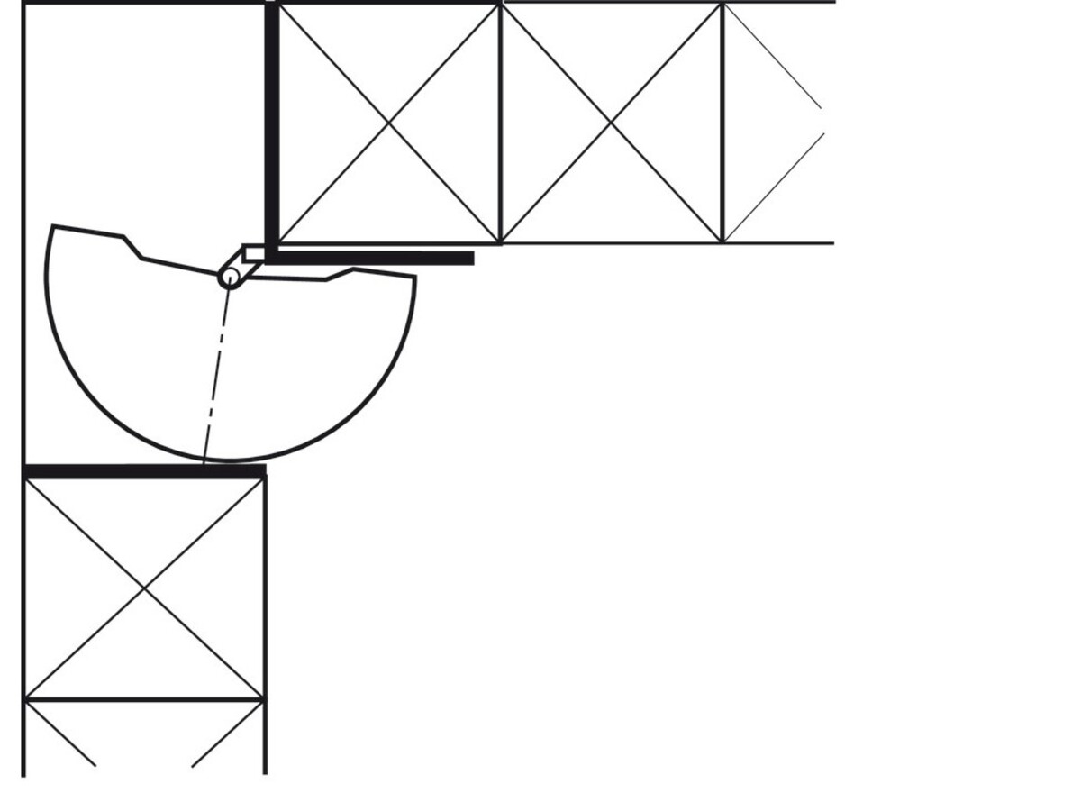 541.54.737 Polita rotativa semirotunda sistem de colt semiluna Alb 2 541.54.737 Polita rotativa semirotunda sistem de colt semiluna Alb 2