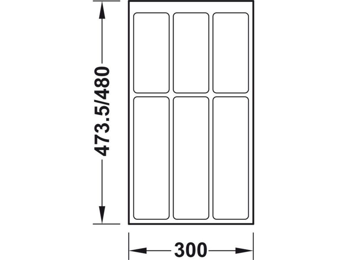 553.63.703 Sistem de compartimentare sertare pentru tacamuri universal Alb 3 553.63.703 Sistem de compartimentare sertare pentru tacamuri universal Alb 3