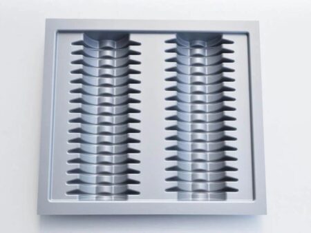 556.50.556 Organizator farfurii fixare in sertar mobilier ajustabil pe adancime 440 482 mm Argintiu