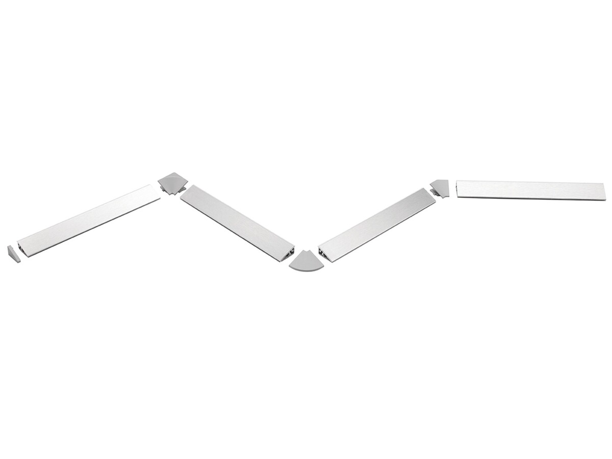 712.82.789 Accesorii fixare profil antistrop 24x115 mm Alb 712.82.789 Accesorii fixare profil antistrop 24x115 mm Alb