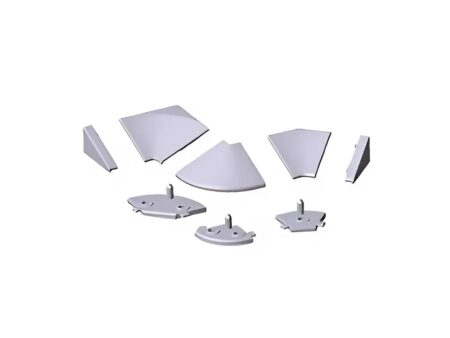 712.82.997 Set accesorii fixare profil antistrop 24x115 mm Gri