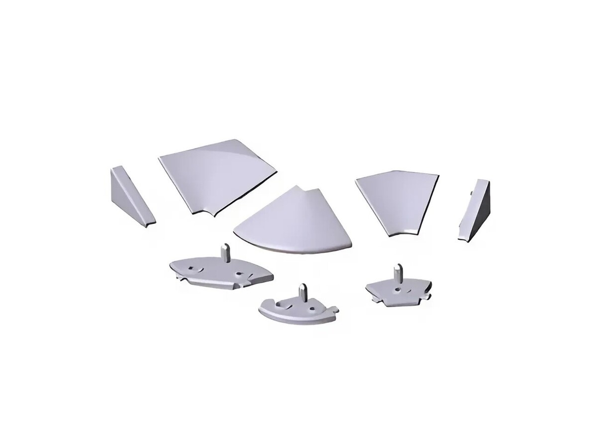 712.82.997 Set accesorii fixare profil antistrop 24x115 mm Gri 712.82.997 Set accesorii fixare profil antistrop 24x115 mm Gri