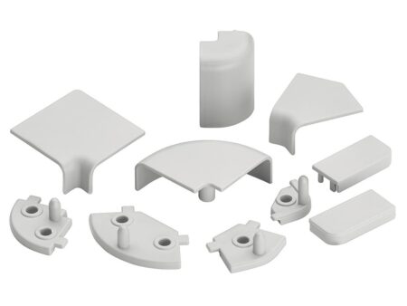 712.83.999 Set accesorii fixare profil antistrop 11x24 mm Aluminiu 1