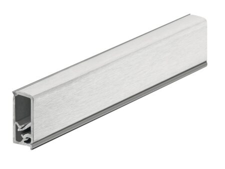 712.86.014 Profil antistrop dreptunghiular 11x24 mm din 2 piese infoliat 4000mm Inox 1