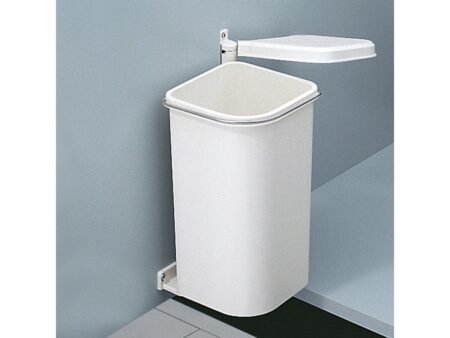 Cos gunoi patrat 5L cu capac Alb 3505001 1